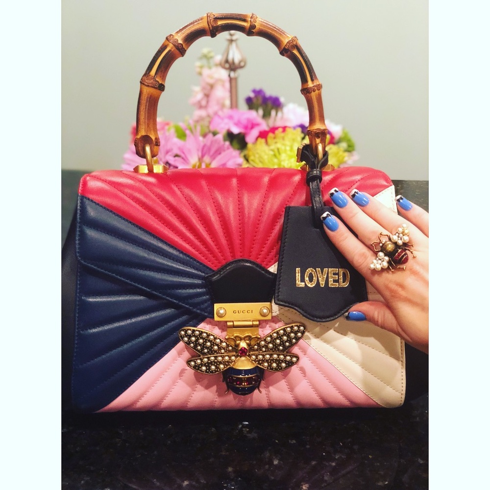 My Gucci Queen Margaret bag and matching ring 😍